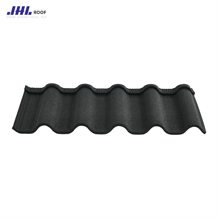 0.4mm Colored Stone Metal Roofing Deep Roman Tile