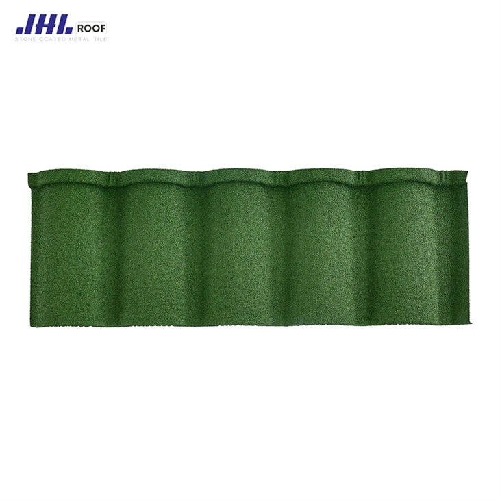 Green Color Tile Metal Roof Tile