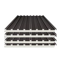 Izolasyon chalè Corrugated aliminyòm Do-kay Panno Materyèl mozayik